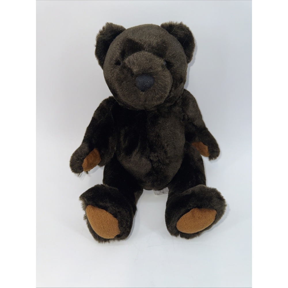 Velvete by Greek Dark Brown Stuffed Plush Teddy Bear Nice And Soft Realistic